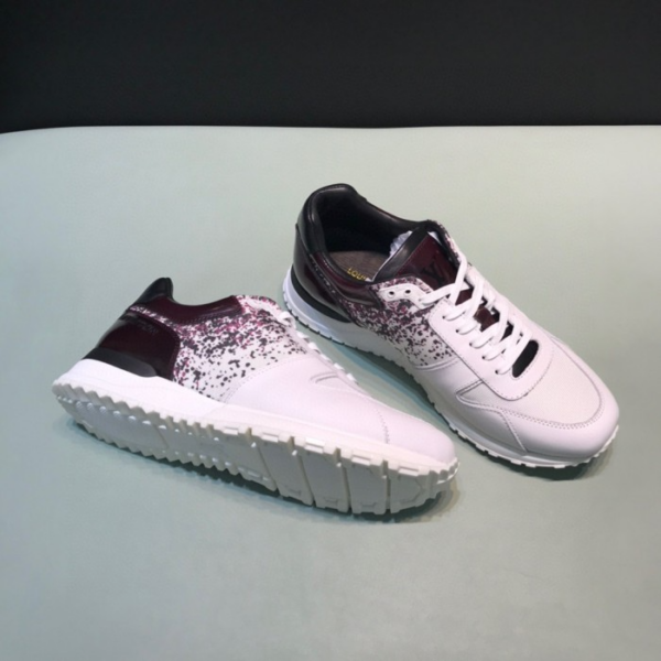 Giày Louis Vuitton Run Away Sneaker White Purple 1A5YHR - Ảnh 4