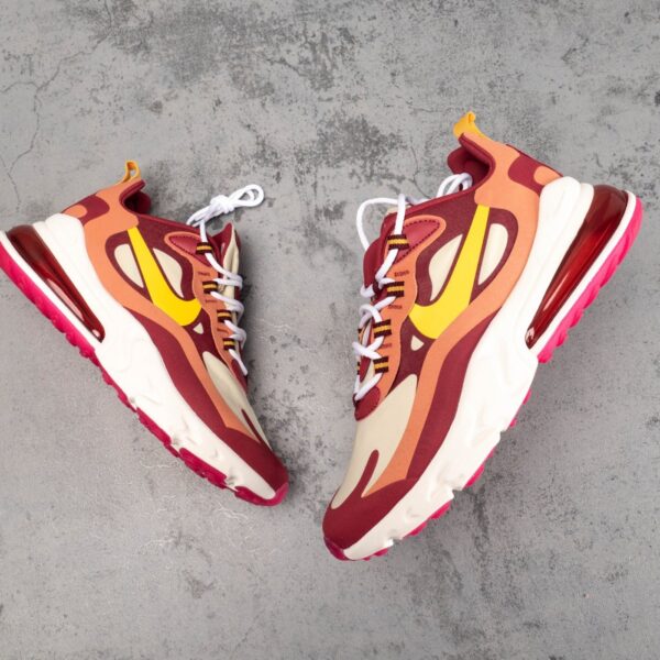 Nike Air Max 270 React 'Noble Red Team Gold' AO4971-601 - Ảnh 4