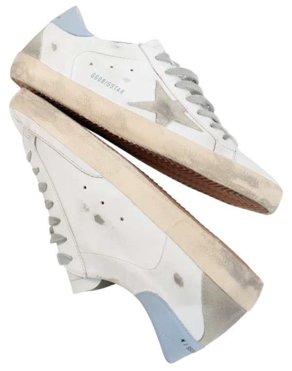 Giày Golden Goose Supper Star 'White Blue' GWF00102 F002569 10588 - Ảnh 6