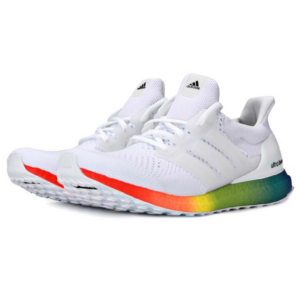 Alternative view of Giày Adidas Ultraboost 20 'Rainbow White' FY2299