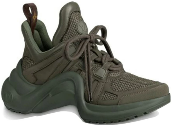 Giày Louis Vutton Archlight Sneaker Dark Green 1A882A