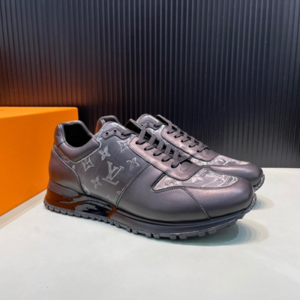 Giày Louis Vuitton Monogram Street Style Plain Deck Shoes Logo 1A8KJA - Ảnh 4