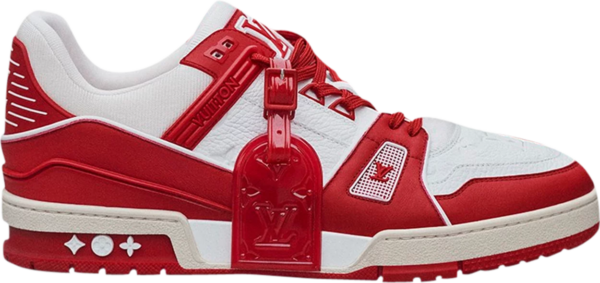 Giày Louis Vuitton Trainer 'Red White' 1A8PJW