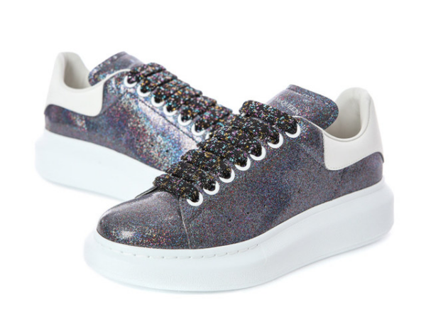 Giày Alexander McQueen 'Bright Olo Glitter' 558944 W4LW1 8483 - Ảnh 3