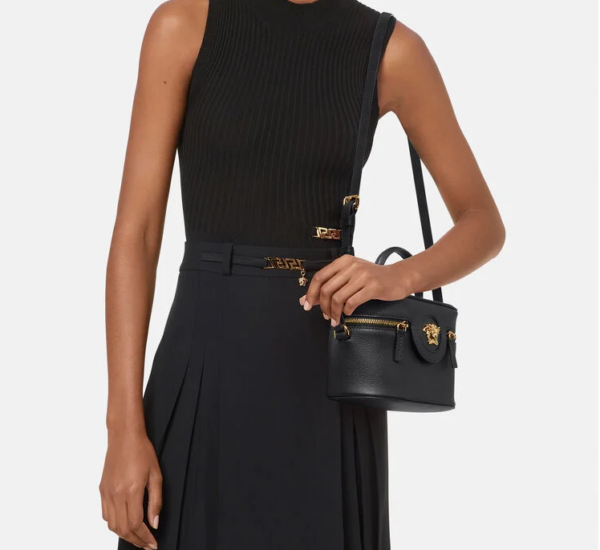 Túi Versace La Medusa Mini Shoulder Black 1003014-DVIT2T-1B00V - Ảnh 2