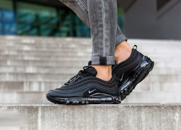 Giày Nike Air Max 97 'Triple Black' 921733-001 - Ảnh 4