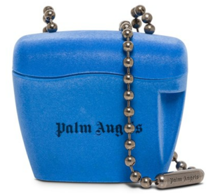 Túi Palm Angels Flock Mini Padlock Bag PWNQ002F21LEA0014001