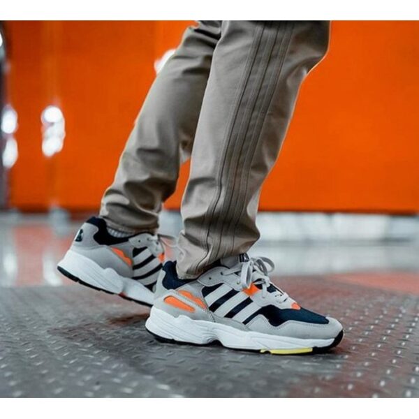 Giày Adidas Yung 96 'Raw White Navy' F35017 - Ảnh 4