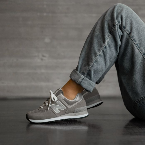 Giày New Balance Wmns 574 Core 'Grey' WL574EG - Ảnh 4