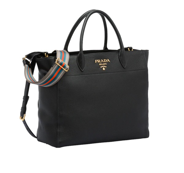 Túi Prada Lettering Logo Tote 'Black' 1BG194-2BBE-F0002-V-NOW - Ảnh 3