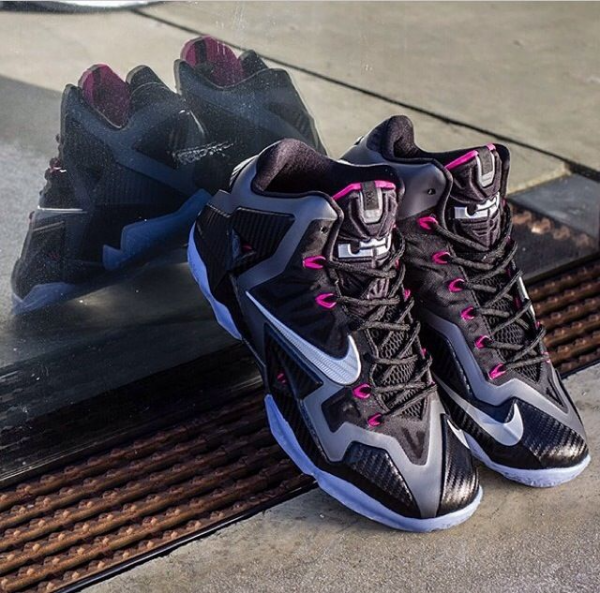 Giày Nike LeBron 11 'Miami Night' 616175-003 - Ảnh 4