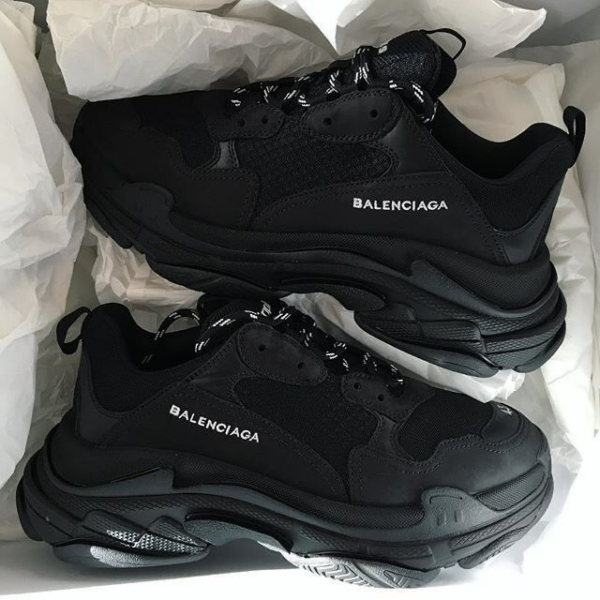 Giày Balenciaga Triple S Sneaker 'Black' 2020 534217-W2CA1-1000 - Ảnh 5