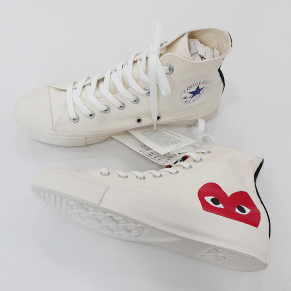 Giày Converse Comme Des Garçons x Chuck 70 Hi 'Play' 1CK709 - Ảnh 4
