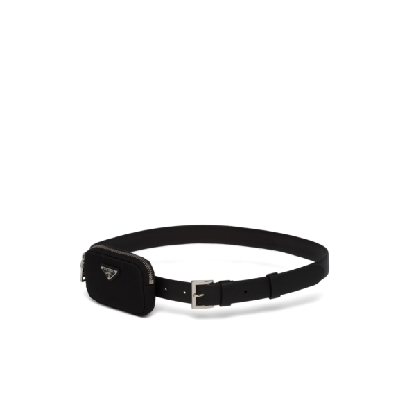 Thắt Lưng Prada Saffiano Leather Belt With Pouch 1CM237-053-F0632 - Ảnh 3