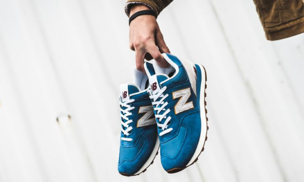 Giày New Balance Running Bali Blue Heather ML574SCA - Ảnh 6