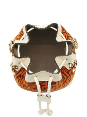 Alternative view of Túi Fendi Small Mon Tresor Bag In White 8BS010AFIS-F1E1F