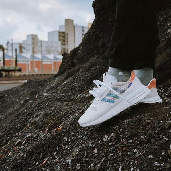 Giày Adidas Commonwealth x ZX 500 RM 'Coastal Living' DB3510 - Ảnh 4