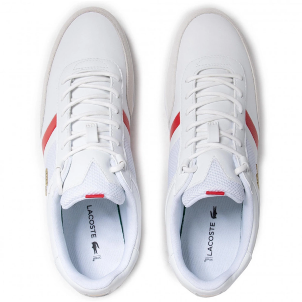 Giày Lacoste Giron 721 White Red 7-41CMA0050286 - Ảnh 5