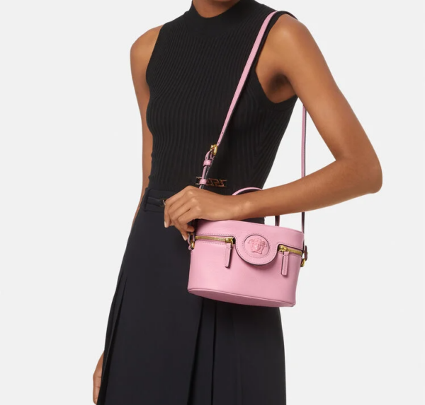 Túi Versace La Medusa Mini Shoulder Pink 1003014-DVIT2T-1P65V - Ảnh 2
