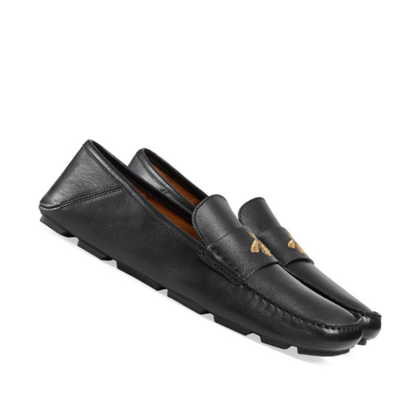 Giày Gucci Leather Driver Bee 473769-DTM20-1000 - Ảnh 3