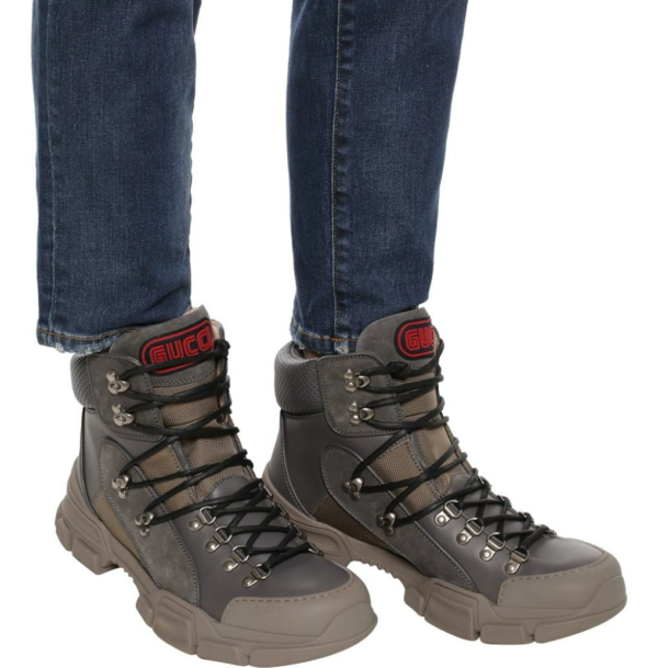 Giày Gucci Flashtrek Leather High 521679-D6050-1260 - Ảnh 3