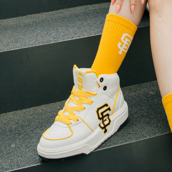 Giày MLB Chunky Liner High San Francisco Orange Black 3ASXCB12N-14ORL - Ảnh 6