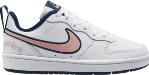 Giày Nike Court Borough Low 2 White Pink Glaze Midnight Navy DB3090-100