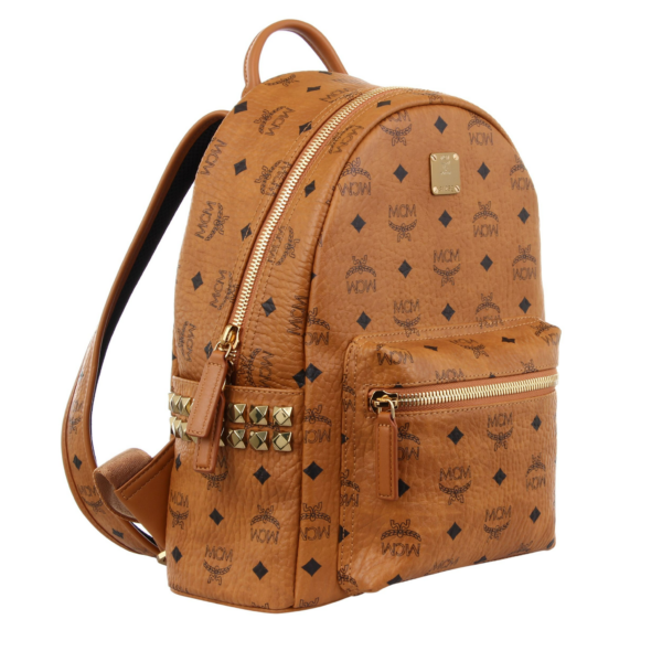 Balo MCM Stark Side Studs Backpack Visetos Cognac MMKAAVE15CO001 - Ảnh 6