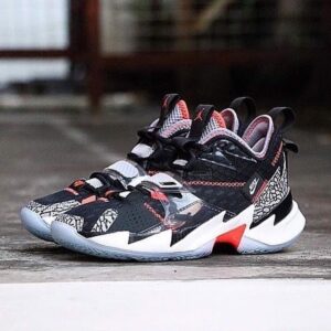 Alternative view of Giày Nike Jordan Why Not Zer0.3 GS 'Black Cement' CD5804-006