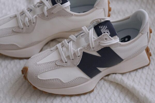 Giày New Balance Wmns 327 'Grey Navy' WS327KB - Ảnh 8