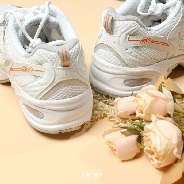 Giày New Balance 530 'White Orange' MR530AC - Ảnh 8