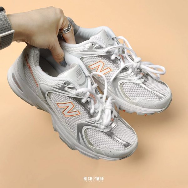 Giày New Balance 530 'White Orange' MR530AC - Ảnh 6