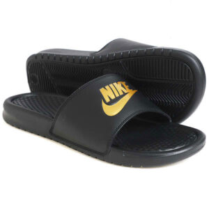 Alternative view of Dép Nike Benassi JDI 'Black Gold' 343880-016