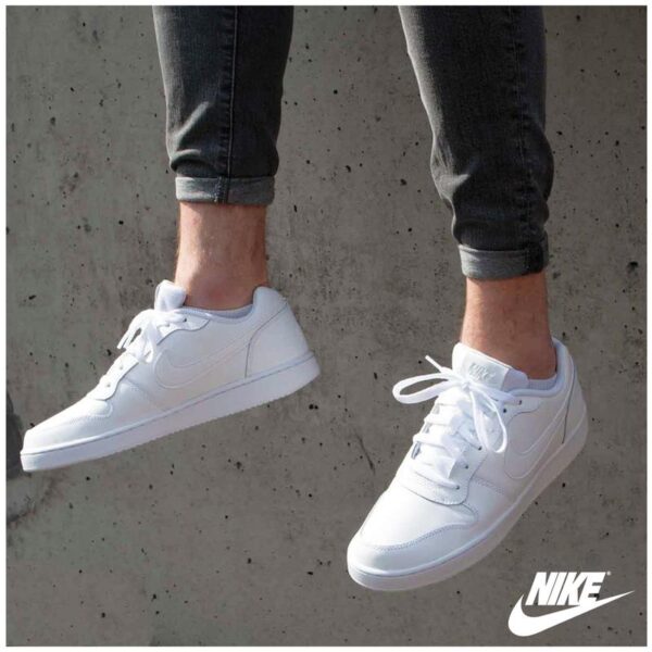 Giày Nike Ebernon Low 'Triple White' AQ1775-100 - Ảnh 2