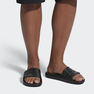 Alternative view of Dép Adidas Adilette Core Black Aqua Slides F35550