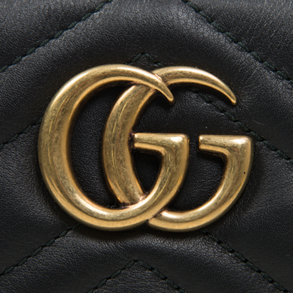 Túi Gucci GG Marmont Matlassé Cross Body Bag 443447 DRW1T 1000 - Ảnh 4