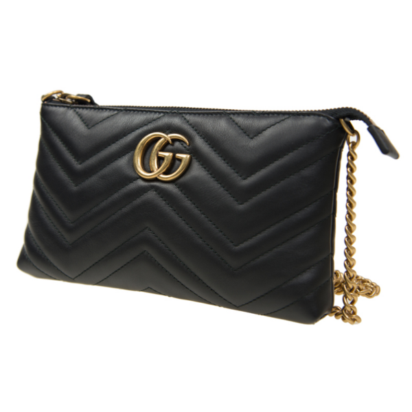 Túi Gucci GG Marmont Matlassé Cross Body Bag 443447 DRW1T 1000 - Ảnh 2