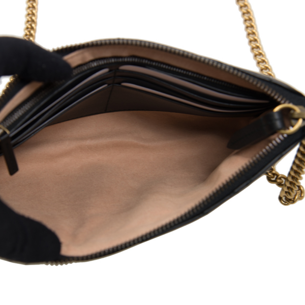Túi Gucci GG Marmont Matlassé Cross Body Bag 443447 DRW1T 1000 - Ảnh 6