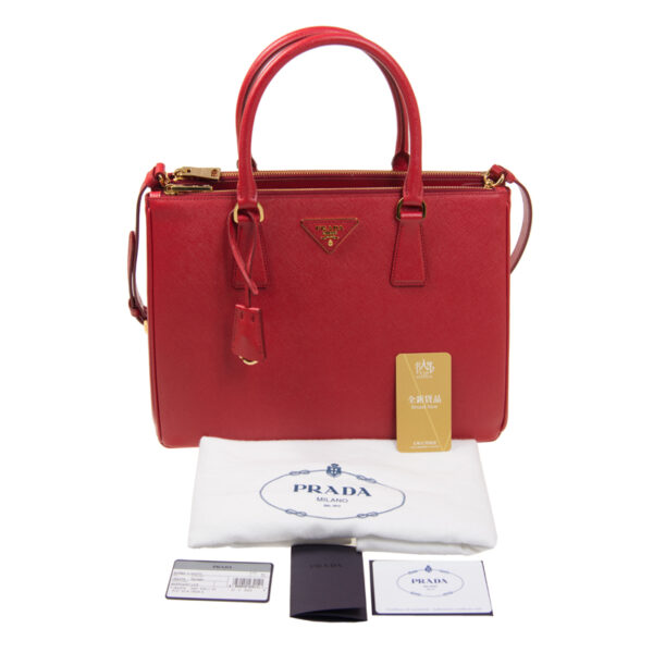 Túi Prada Saffiano Luxe Tote 1BA274-NZV-F0011 - Ảnh 7