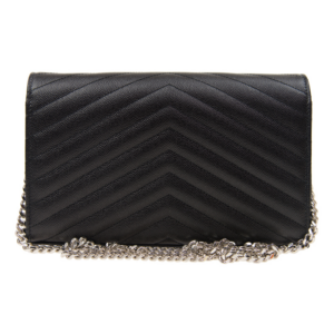Tui Saint Laurent Cassandre Wallet 'Silver Black' 377828-BOW02-1000