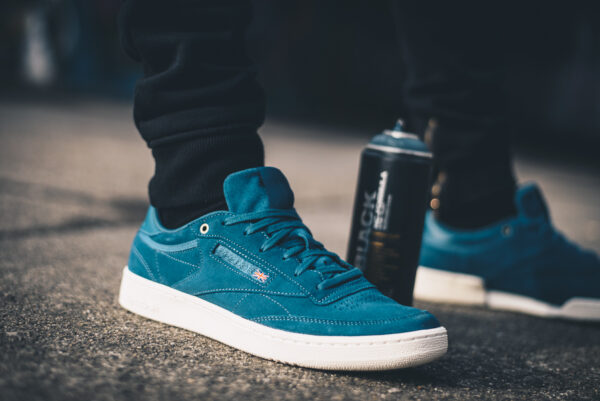Giày Reebok Montana Cans x Club C 85 'Blue' CM9295 - Ảnh 6