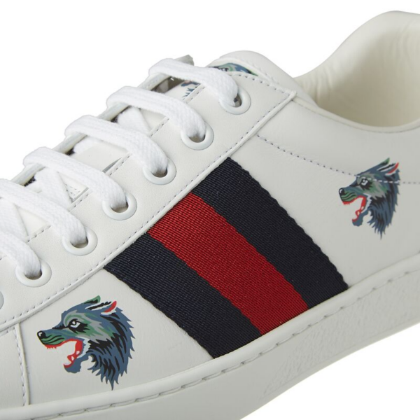 Giày Gucci Ace Leather 'Wolf' 386750-0H810-9082 - Ảnh 3