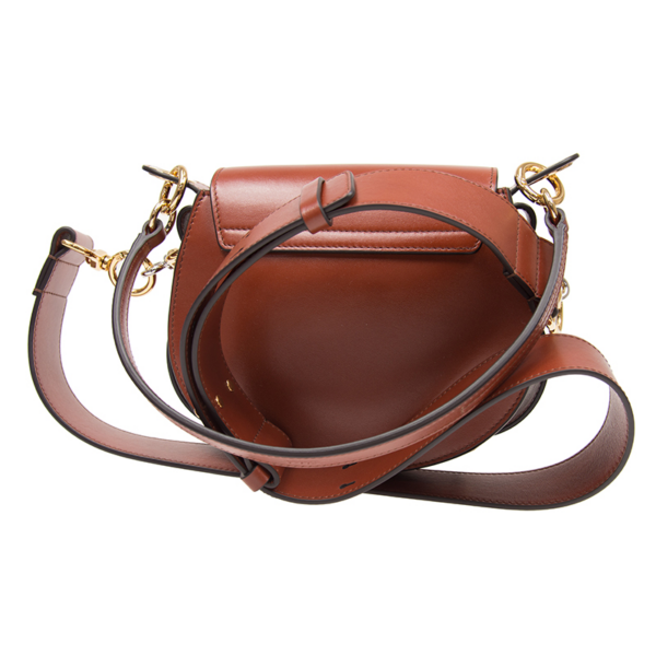Túi Chloé Small Tess Shoulder Bag Sepia Brown CHC18WS153A3727S - Ảnh 3