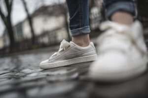 Alternative view of Giày Puma Basket Heart 'Night Sky Grey' 364108-02