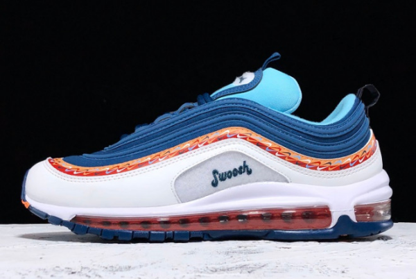Giày Nike Air Max 97 GS 'Swoosh Chain' CQ4818-400 - Ảnh 6