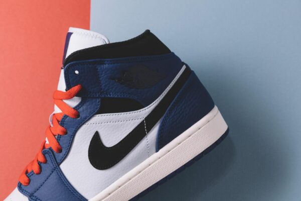 Giày Nike Air Jordan 1 Retro Mid SE 'Deep Royal Blue' 852542-400 - Ảnh 9