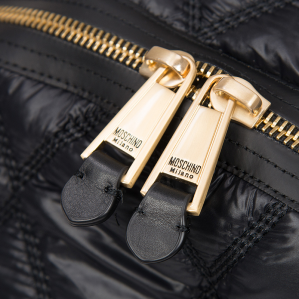 Balo Moschino Logo Quilted Nylon 'Black' B760582071555 - Ảnh 3