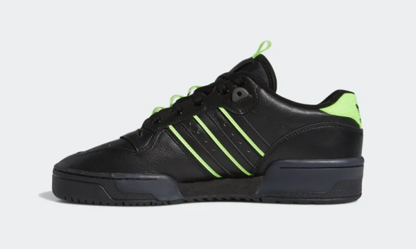 Giày Adidas Originals Rivalry Low Black Neon Green EE4962 - Ảnh 2