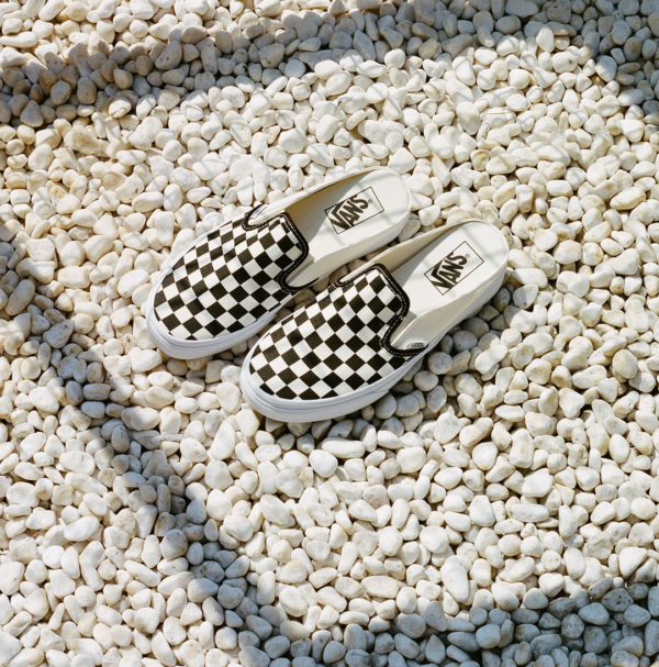 Giày Vans Classic Slip On Mule 'Checkerboard Black' VN0004KTEO1 - Ảnh 3