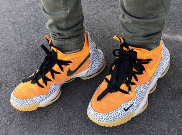 Giày Nike LeBron 16 Low Atmos Safari CD9471-800 - Ảnh 5